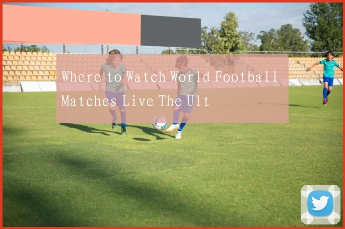 Where to Watch World Football Matches Live The Ult