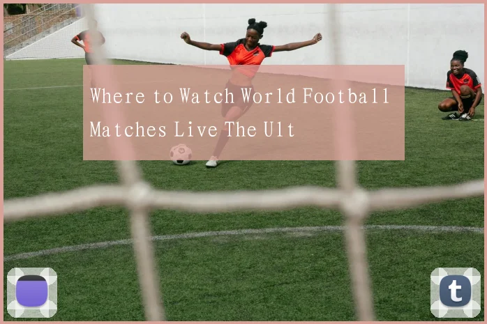 Where to Watch World Football Matches Live The Ult